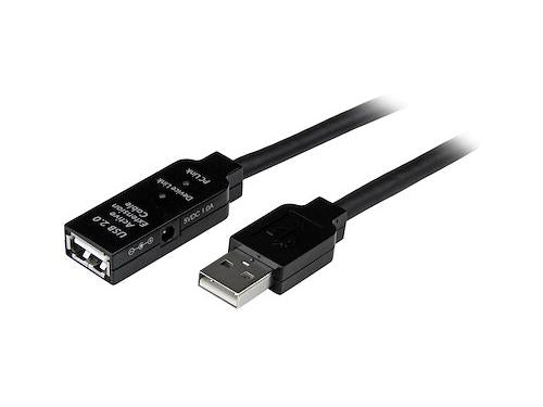Extend your USB device connections with the STARTECH 25m USB 2.0 Active Extension Cable. Designed to bridge long distances up to 25 meters, this active repeater cable ensures signal integrity and uninterrupted data transmission. Ideal for setups where distant peripherals need reliable connectivity, it comes with a 2-year warranty and supports TAA compliance.