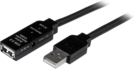 Câble d'extension actif USB 2.0 StarTech.com (5 m) - USB AM/F, noir