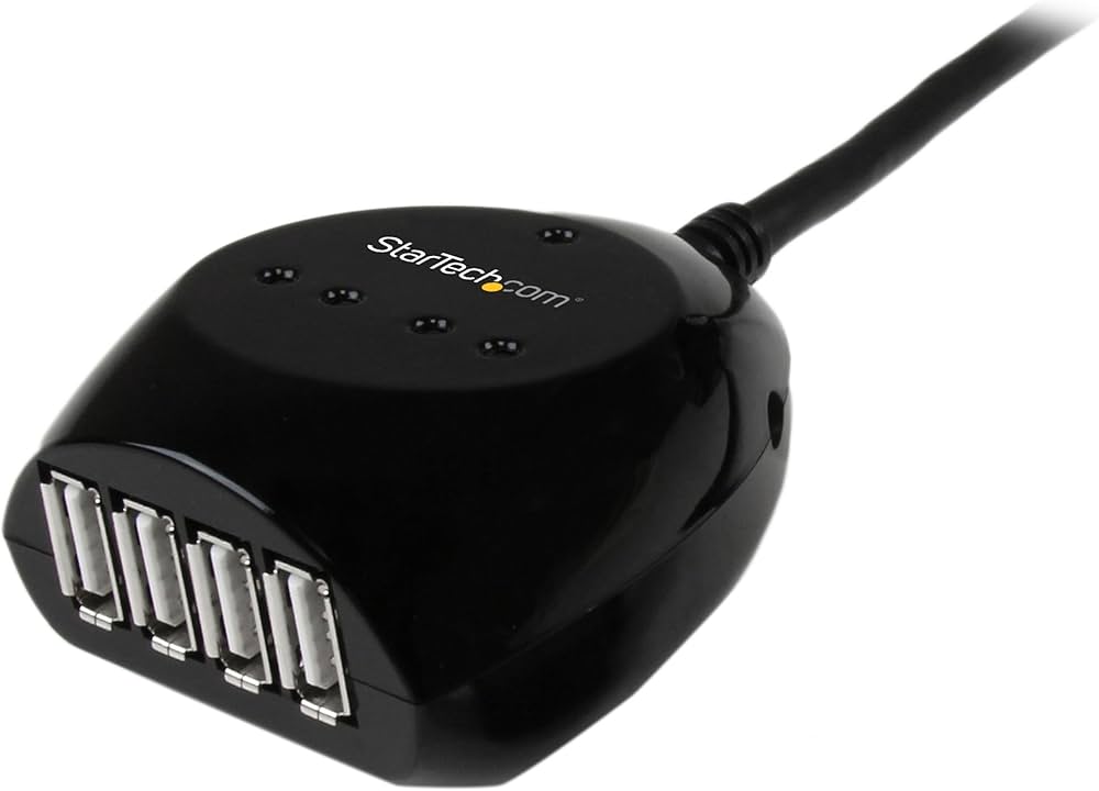 Câble USB 2.0 actif StarTech USB2EXT4P15M (15 m) avec hub 4 ports