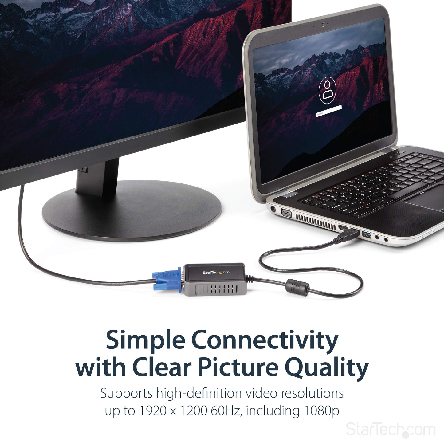 Adaptateur d'affichage StarTech USB 2.0 vers VGA pour Windows - 1440 x 900 max.