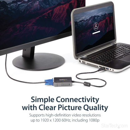 Adaptateur d'affichage StarTech USB 2.0 vers VGA pour Windows - 1440 x 900 max.