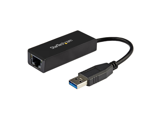 USB 3.0 to Gigabit Ethernet NIC Network Adapter - 10/100/1000 Network Adapter - USB to Ethernet Gigabit LAN Adapter - USB (M) to RJ45 (F)