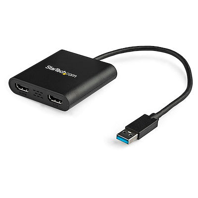StarTech USB 3.0 to Dual HDMI Adapter – USB32HD2, Windows Only, TAA Compliant