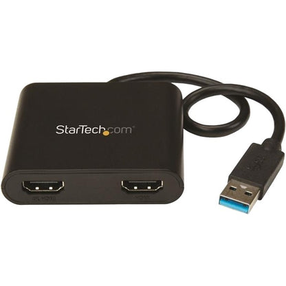 StarTech USB 3.0 to Dual HDMI Adapter – USB32HD2, Windows Only, TAA Compliant