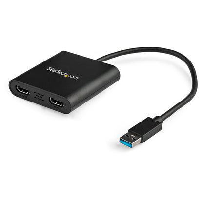 StarTech USB 3.0 to Dual HDMI Adapter – USB32HD2, Windows Only, TAA Compliant