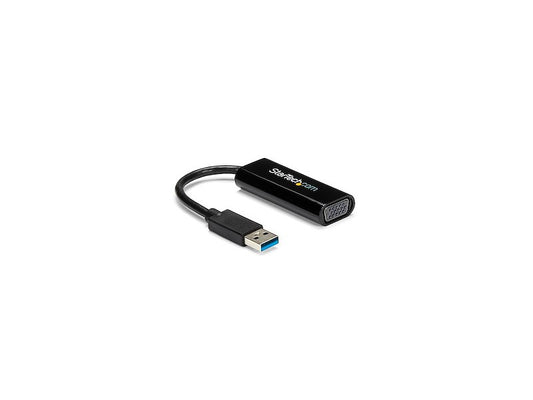 USB 3.0 to VGA Adapter, USB to VGA Monitor Converter for Windows, Slim (no support for macOS/ChromeOS/Linux) - TAA