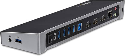 Station d'accueil USB 3.0 STARTECH USB3DOCKH2DP pour trois écrans