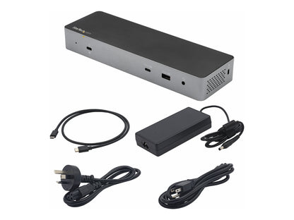 Station d'accueil StarTech USB 3.0 double HDMI/4K DP – Noir
