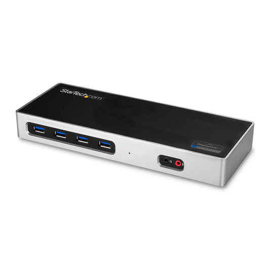 Station d'accueil StarTech USB 3.0 double HDMI/4K DP – Noir