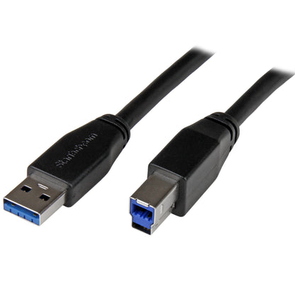 Câble USB 3.0 A vers B actif StarTech 4,5 m (USB3SAB5M)