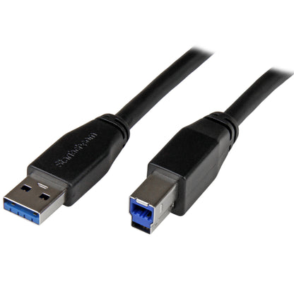 Câble USB 3.0 A vers B actif StarTech 4,5 m (USB3SAB5M)