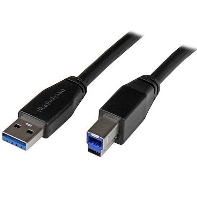 Câble USB 3.0 A vers B actif StarTech 4,5 m (USB3SAB5M)