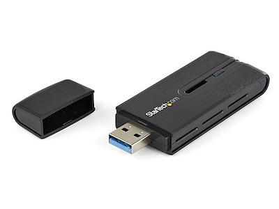 Add high-speed dual-band wireless connectivity to any desktop or laptop with the StarTech USB 3.0 AC1200 Wireless Network Adapter. Designed for optimal performance, it supports USB 3.0 and operates across both 2.4GHz and 5GHz bands, delivering enhanced Wi-Fi speeds in a compact plug-and-play form factor. Compatible with a wide range of IEEE standards, this adapter offers exceptional flexibility and broad system compatibility.