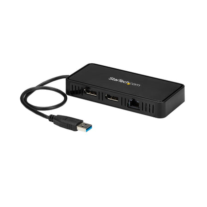 Mini station d'accueil USB 3.0 STARTECH - Double DisplayPort 4K et GbE