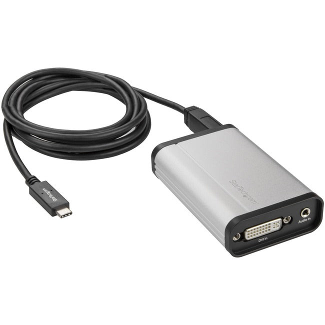 Périphérique de capture vidéo StarTech DVI vers USB-C – 1080p, compatible DirectShow