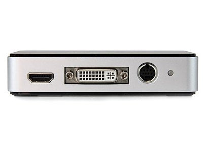 The StarTech DVI to USB-C Video Capture Device enables high-definition video capture up to 1080p from a DVI source directly to a USB-C or USB 3.0-equipped computer. With cross-platform software support for Windows and Mac, this device is ideal for live broadcasting, video archiving, or content creation directly from laptops or desktops.