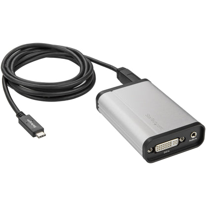 Périphérique de capture vidéo StarTech DVI vers USB-C – 1080p, compatible DirectShow