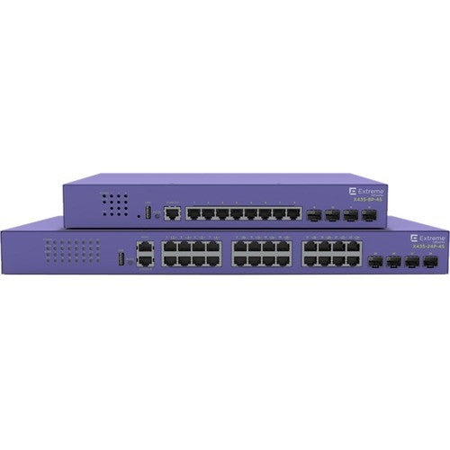 Commutateur Gigabit Edge Extreme Networks V300HT-8T-2X, 8 ports RJ-45, 2 ports SFP+, sans ventilateur