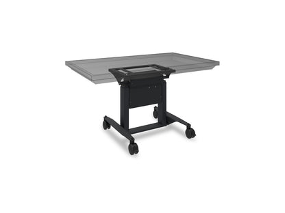 Chariot mobile motorisé ViewSonic e-Box avec inclinaison à 90° et roulettes, compatible VESA 800x600
