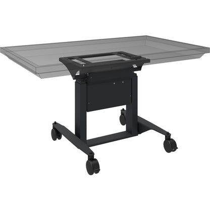 Chariot mobile motorisé ViewSonic e-Box avec inclinaison à 90° et roulettes, compatible VESA 800x600