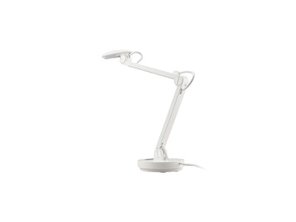 8 megapixel document camera with LED/Brightness/AF buttons and TypeA cable attached, white.