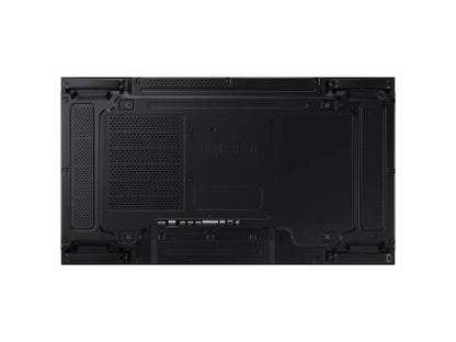 The Samsung VM46B-U is a 46-inch ultra-narrow bezel commercial LED LCD display, designed for seamless video wall applications. Manufactured in Mexico, this TAA-compliant display offers superior visual integration with minimal bezel distraction, making it ideal for professional environments.