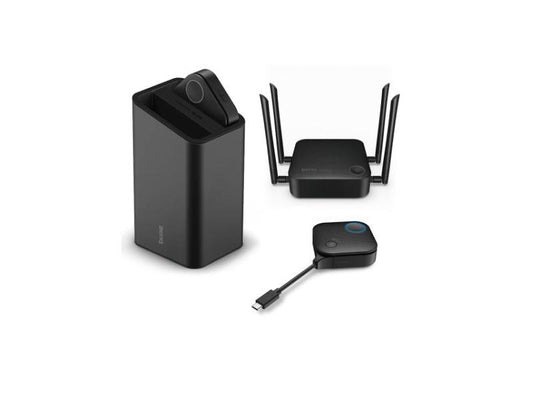 Quickly enable wireless collaboration with the BenQ InstaShow VS20, a plug-and-play presentation server supporting Full HD streaming. Designed for simplicity, it requires no software installation—just connect the button and share instantly, bypassing networks or app configurations.