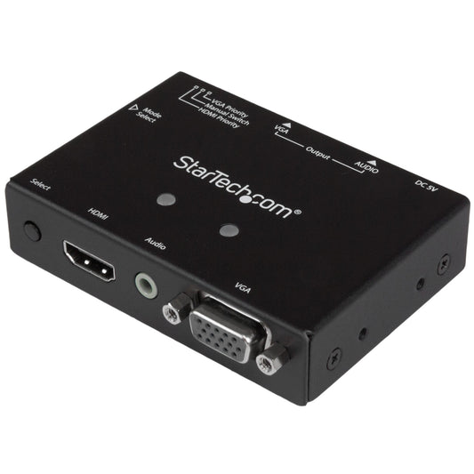 StarTech VS221HD2VGA 2x1 VGA + HDMI to VGA Converter Switch