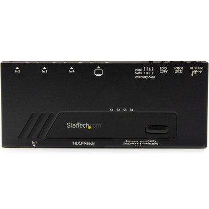 Commutateur vidéo automatique HDMI 4 ports StarTech - 4K (VS421HD4KA)