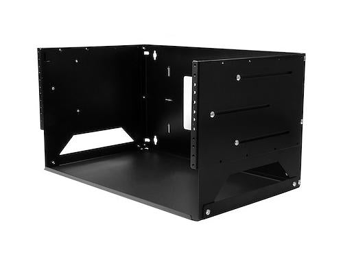 This 4U wall-mount server rack from STARTECH combines secure equipment storage with easy access and space efficiency. Built to EIA/ECA-310-E standards, it features a 12–18 inch adjustable mounting depth and open 2-post design. Ideal for small offices or edge networking environments, its ventilated construction and black steel finish ensure durability in demanding conditions.