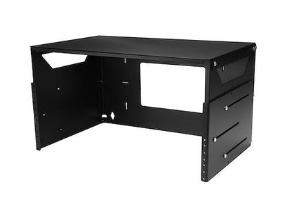 This 4U wall-mount server rack from STARTECH combines secure equipment storage with easy access and space efficiency. Built to EIA/ECA-310-E standards, it features a 12–18 inch adjustable mounting depth and open 2-post design. Ideal for small offices or edge networking environments, its ventilated construction and black steel finish ensure durability in demanding conditions.