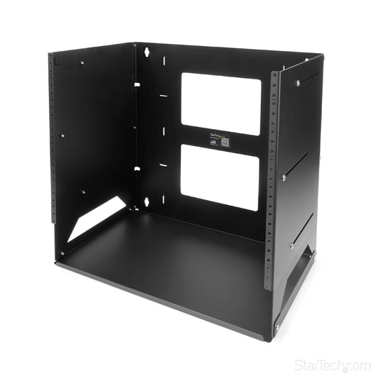 StarTech WALLSHELF8U Rack serveur mural 8U avec étagère, noir