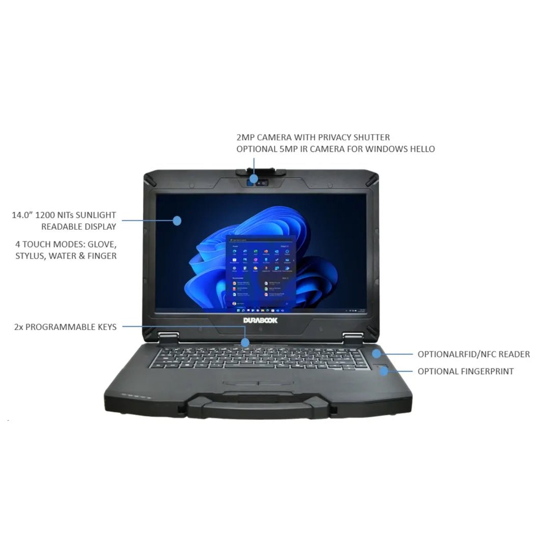 Mise à niveau de la garantie standard de 4 ans pour ordinateur portable semi-durci Durabook
