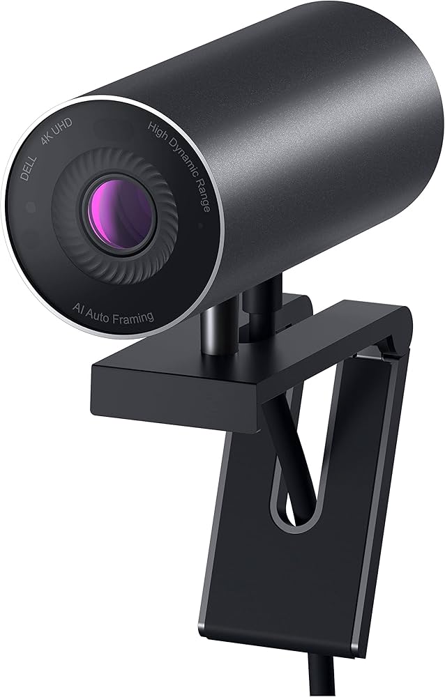 Webcam DELL UltraSharp WB7022 4K avec mise au point automatique, 8,3 Mpx, USB-A