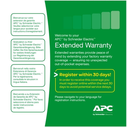 Extension de garantie APC d'un an, WBEXTWAR1YR-SP-06