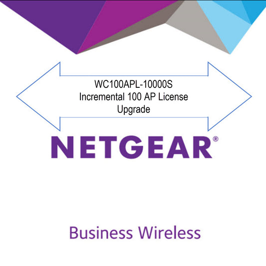 Licence NETGEAR WC100APL-10000S pour 100 points d'accès pour contrôleur WC9500