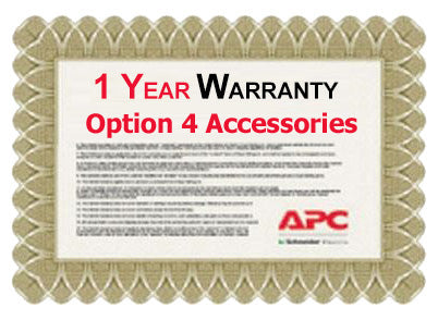 Extension de garantie APC d'un an pour les accessoires - WEXWAR1Y-AC-01