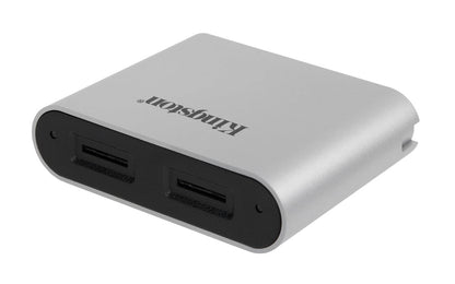 Lecteur de cartes microSDHC/SDXC UHS-II Kingston USB3.2 Gen1 Workflow à double emplacement