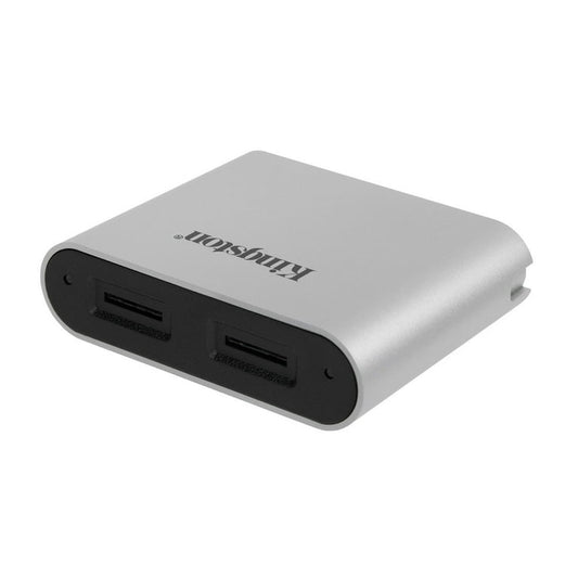 Lecteur de cartes microSDHC/SDXC UHS-II Kingston USB3.2 Gen1 Workflow à double emplacement