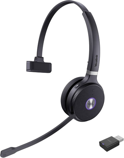 YEALINK WH62-MONO-TEAMS Wireless Headset, Mono, Teams Compatible