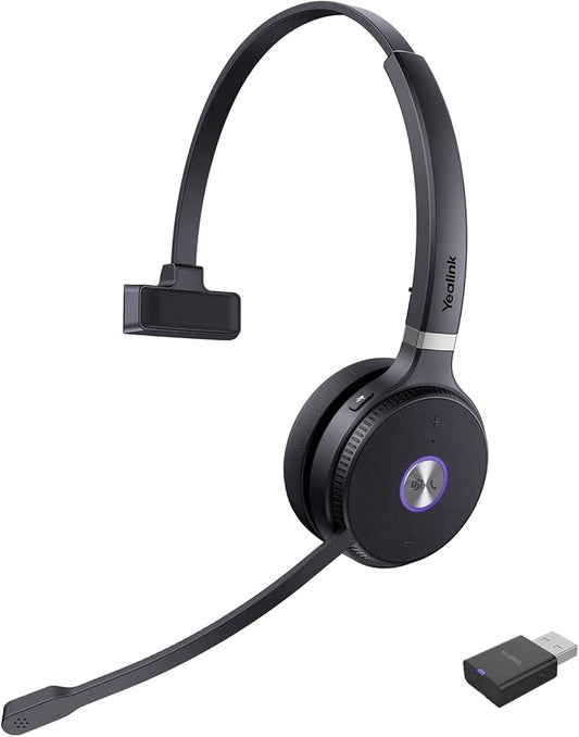 Casque sans fil YEALINK WH62-MONO-TEAMS, mono, compatible Teams
