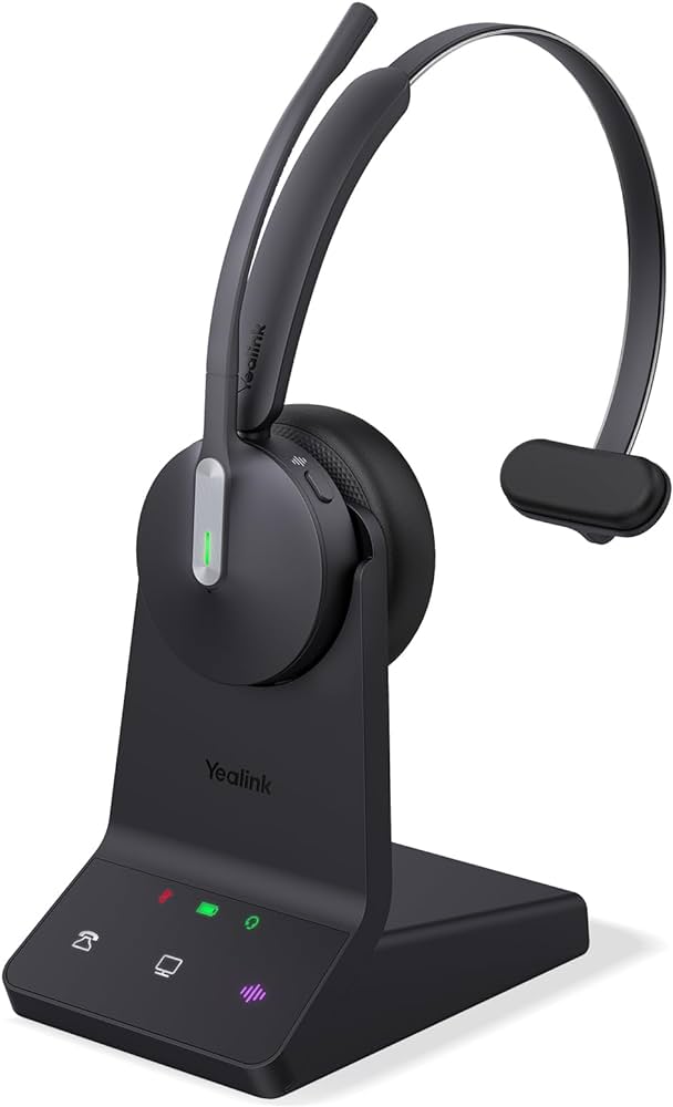 Casque sans fil Yealink WH64 Mono UC, DECT et Bluetooth