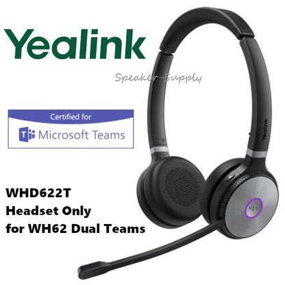 Casque supra-auriculaire sans fil DECT Yealink WHD622T