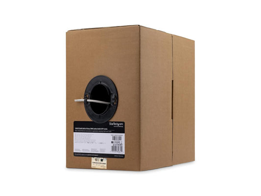Bulk Cat 5e Ethernet Cable - 1000 ft. (304,8m) - Solid - CMR-Rated - Gray - TAA Compliant