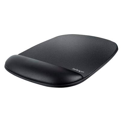 STARTECH Gel Keyboard Wrist Rest with Non-Slip Ergonomic Design, Black