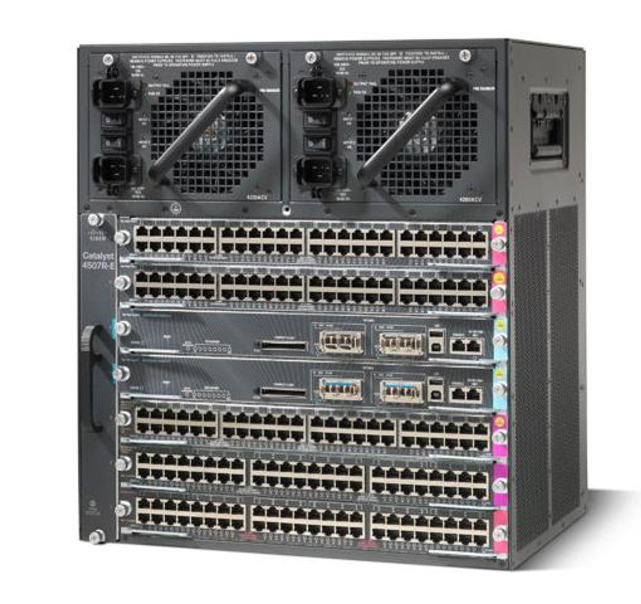 Châssis de commutateur Cisco Catalyst 4507R reconditionné à 7 emplacements