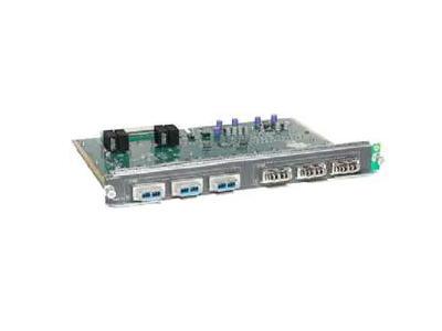 The Cisco Catalyst 4500 E-Series 6-Port 10GbE (X2) line card enhances high-speed connectivity for enterprises and service providers using Cisco’s modular Catalyst chassis. Designed as a plug-in line card, it delivers up to 10 Gbps per port, optimizing core and distribution layer performance in scalable networks.