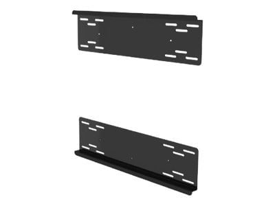 PEERLESS WSP756 Metal Stud Wall Plate for Large SA, Glossy Black