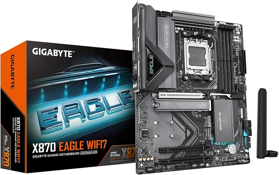 GIGABYTE X870 EAGLE WIFI7 ATX Motherboard, Socket AM5