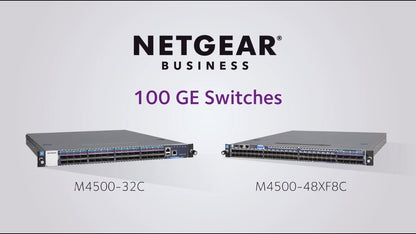 Commutateur NETGEAR M4500-48XF8C 48 ports SFP28 avec 8 liaisons montantes QSFP28